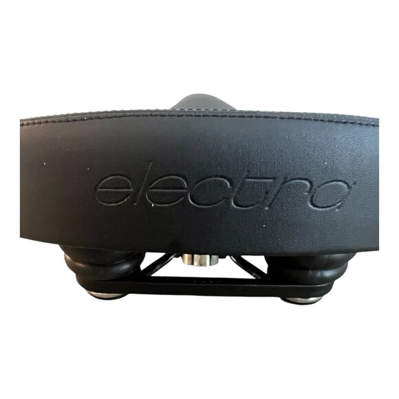 Electra Townie Go 7D Bicycle Saddle Seat Black Like New Approx. 9.5in x 10.5in - Picture 5 of 11